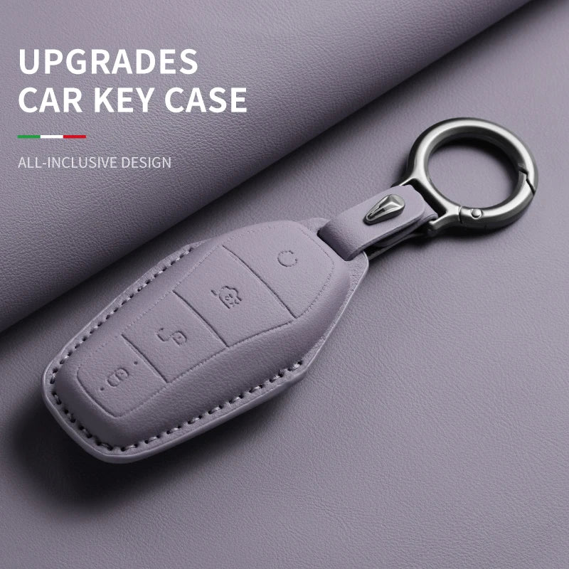 Leather Car Key Case