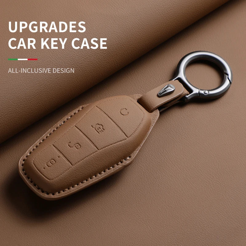Leather Car Key Case