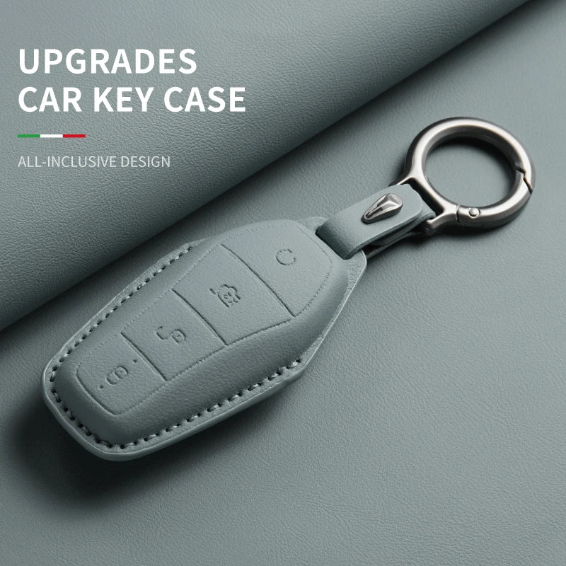 Leather Car Key Case